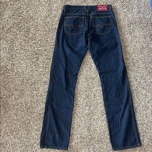 Kimes Ranch Dark Blue Straight Boot Leg Men's Jeans